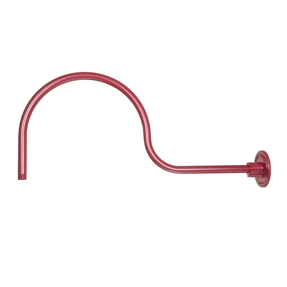 RGN30-SR Millennium Lighting R Series - Goose Neck-13 Inch Tall and 30 Inch Wide-Satin Red Finish