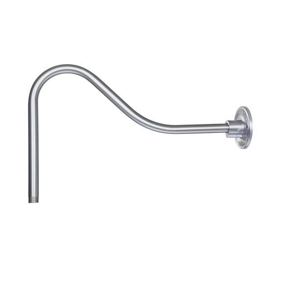 RGN23-GA Millennium Lighting R Series - Goose Neck-14 Inch Tall and 23 Inch Wide-Galvanized Finish