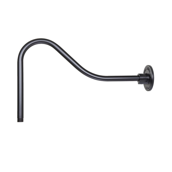 Millennium Lighting R Series 23" Metal Goose Neck Accessory in Satin Black