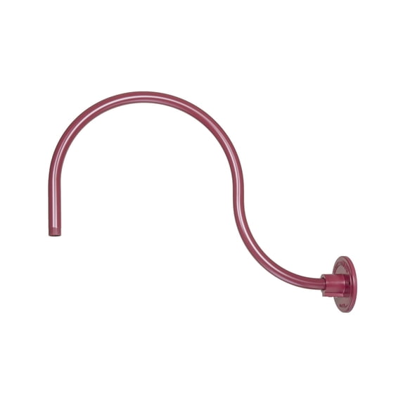RGN24-SR Millennium Lighting R Series - Goose Neck-15 Inch Tall and 24 Inch Wide-Satin Red Finish
