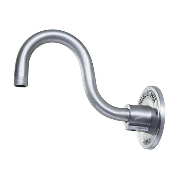 RGN10-AL-Millennium Lighting-R Series - Goose Neck Shade-6 Inches Tall and 10 Inches Wide-Aluminum Finish