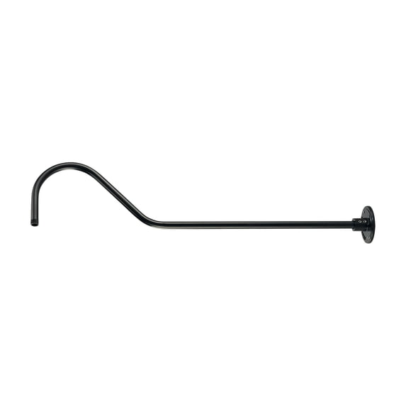 RGN41-ASB Millennium Lighting R Series - Goose Neck-9 Inch Tall and 41 Inch Wide-Aluminum Satin Black Finish