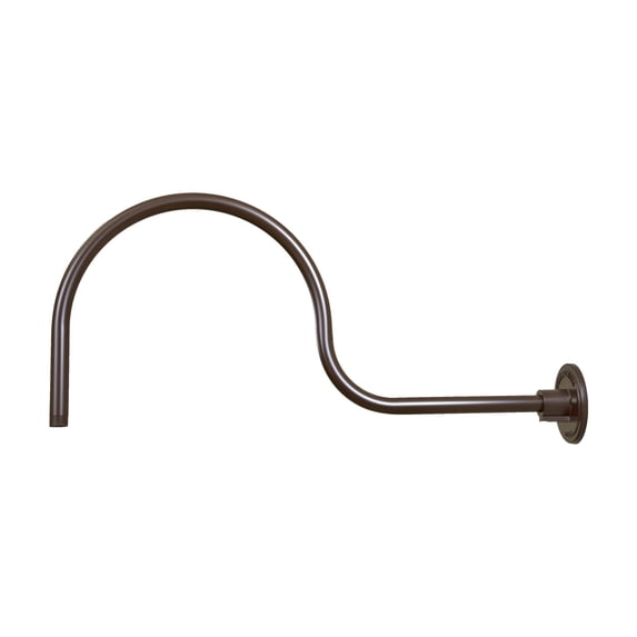 RGN30-ABR Millennium Lighting R Series - Goose Neck-13 Inch Tall and 30 Inch Wide-Architectural Bronze Finish
