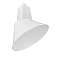 thumbnail image 1 of Millennium Lighting  RLM 1 Light Outdoor Wall Sconce with 10" Angle Shade White, 1 of 3