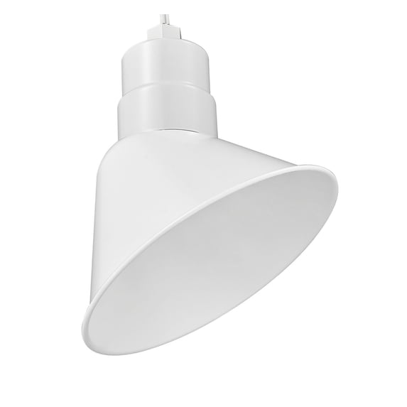 Millennium Lighting RLM 1 Light Outdoor Wall Sconce with 10" Angle Shade White