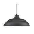 thumbnail image 1 of Millennium Lighting RALWHC20-SB R Series 20" Wide Pendant - Black, 1 of 4