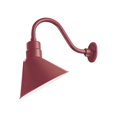 thumbnail image 1 of Millennium Lighting Ras12 Rlm 1 Light 12" Wide Outdoor Angle Cone Shade - Red, 1 of 7