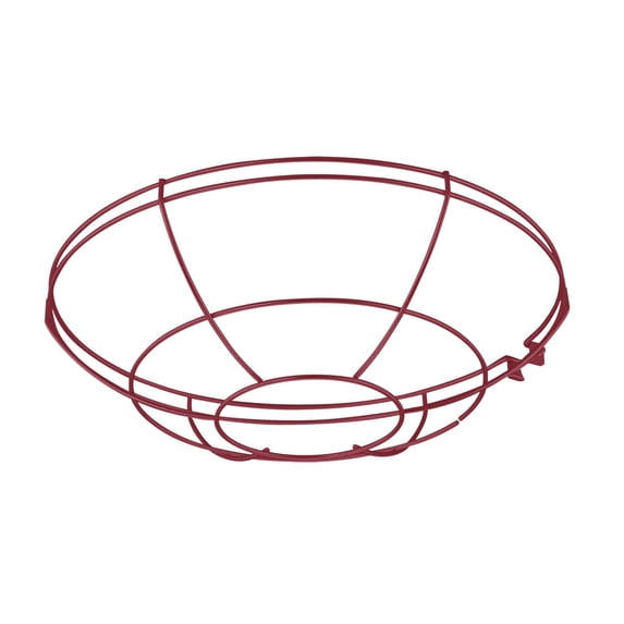 RWG14-SR-Millennium Lighting-R Series - Wire Guard Shade-3.5 Inches Tall and 14 Inches Wide-Satin Red Finish