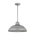 thumbnail image 1 of Millennium Lighting  R Series 17" Metal Cord Hung Warehouse Shade Indoor/Outdoor Pendant Light Galvanized, 1 of 2
