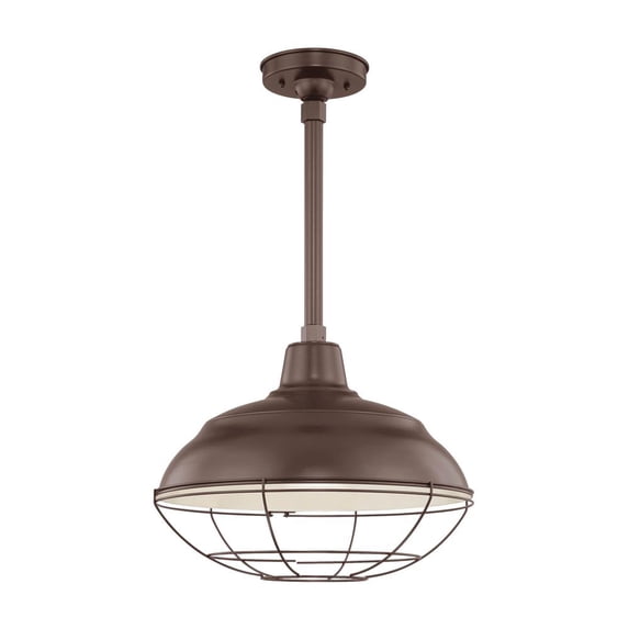 RWHS17-ABR Millennium Lighting R Series - 1 Light Warehouse Shade-9.25 Inch Tall and 17 Inch Wide-Architectural Bronze Finish