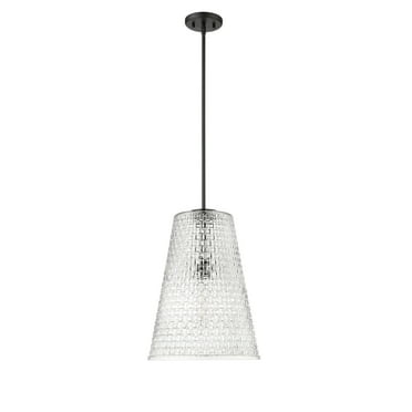 Millennium Lighting  Saben 1 Light Pendant Fixture 18.7 Inch - Matte Black