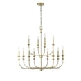 thumbnail image 1 of Millennium Lighting  Savanne 6/12 Chandelier Ceiling Light 12 - Vintage Brass, 1 of 6