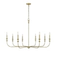 thumbnail image 1 of Millennium Lighting  Savanne 6/12 Chandelier Ceiling Light 8 - Vintage Brass, 1 of 7