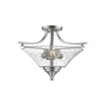 thumbnail image 1 of Millennium Lighting 19" Metal Semi-Flush Ceiling Mount Light in Satin Nickel, 1 of 4