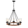 thumbnail image 1 of 3825-MB/WG Millennium Lighting Taos - 5 Light Chandelier-24.5 Inch Tall and 26 Inch Wide, 1 of 5