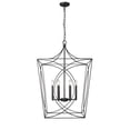 thumbnail image 1 of Millennium Lighting  Tracy 4 Light Pendant Fixture in Multiple Finishes 24 Inch - Matte Black, 1 of 5