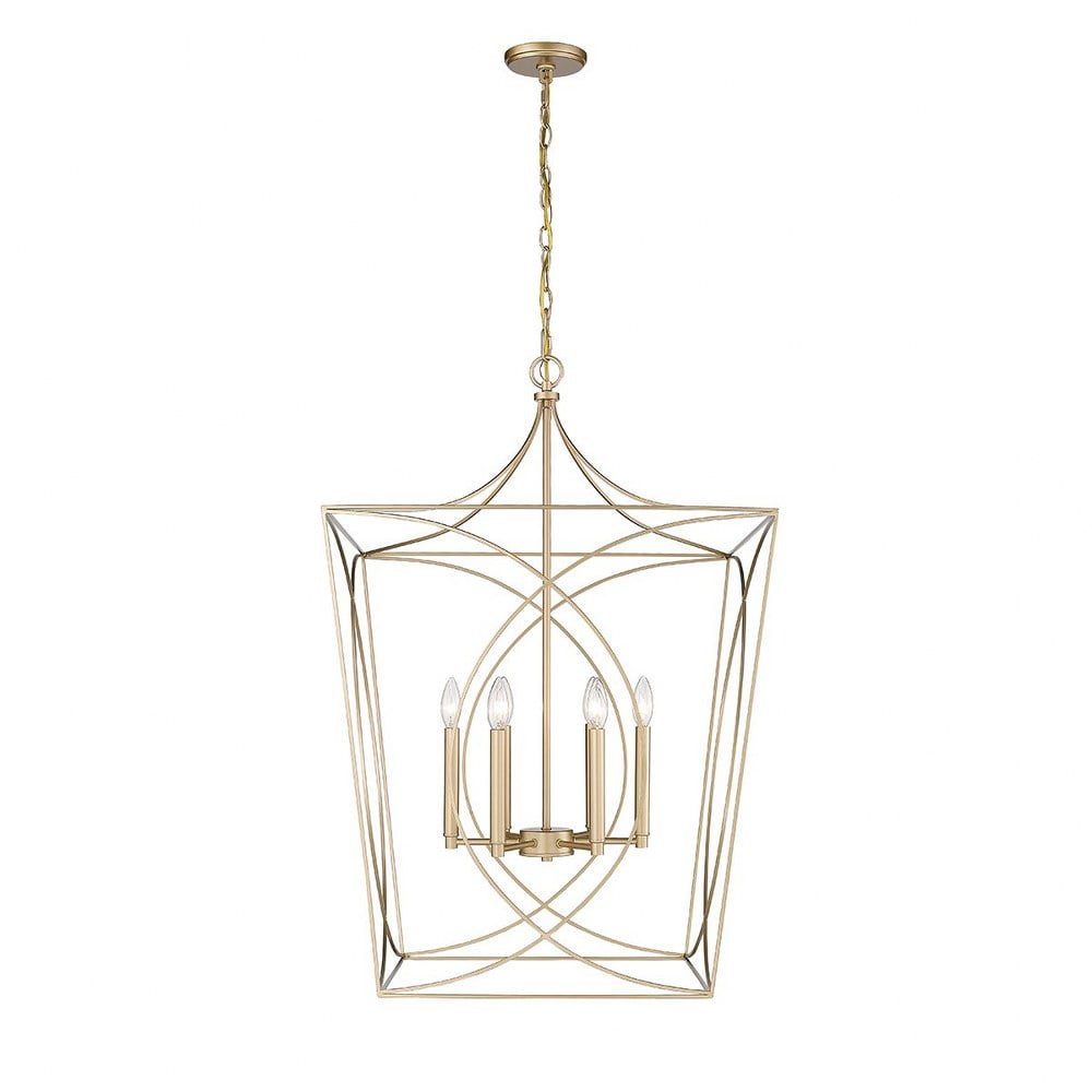 Modern Gold 24" Incandescent and LED Pendant Light