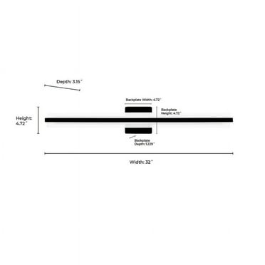 Millennium Lighting  Troy LED Bathroom Vanity Light 32 Inch - Matte Black