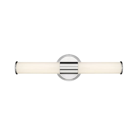 Millennium Lighting Truman LED Bathroom Vanity Fixture in Multiple Finishes 18 Inch - Chrome