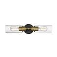 thumbnail image 1 of 2412-MB/HBZ Millennium Lighting 2 Light Bath Vanity-5.5 Inch Tall and 23.5 Inch Wide-Matte Black/Heirloom Bronze Finish, 1 of 5