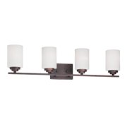 Millennium Lighting 7.88 4 Lights Metal Vanity Light in Rubbed Bronze