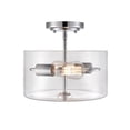 thumbnail image 1 of Millennium Lighting - Verlana - 2 Light Semi-Flush Mount-10 Inch Tall and 11, 1 of 8