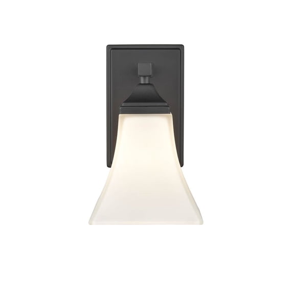 Millennium Lighting Metal Wall Sconce in Matte Black finish- Black