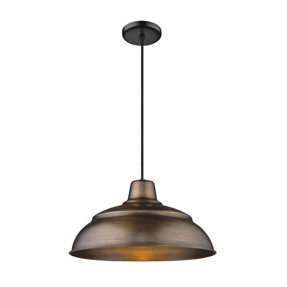 Natural Copper 17" Indoor/Outdoor Pendant Light