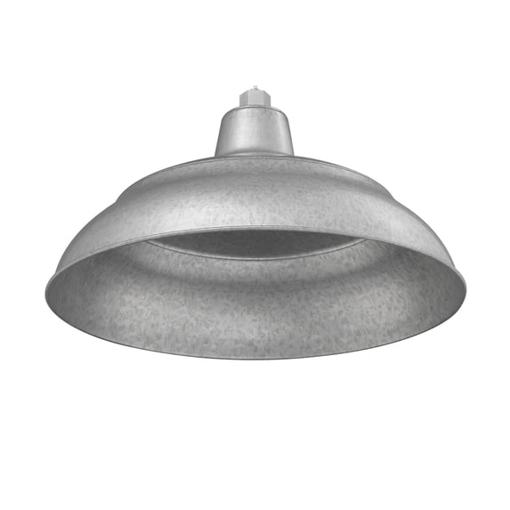 Millennium Lighting R Series 17" Metal Warehouse Shade in Galvanized Gray