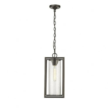 4562-PBZ-Millennium Lighting-Wheatland - 1 Light Outdoor Hanging Lantern-17 Inches Tall and 7.5 Inches Wide-Powder Coat Bronze Finish