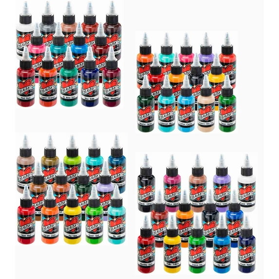Millennium Mom's Tattoo Ink 56 Multicolor Set 1/2 (.5) oz Bottles
