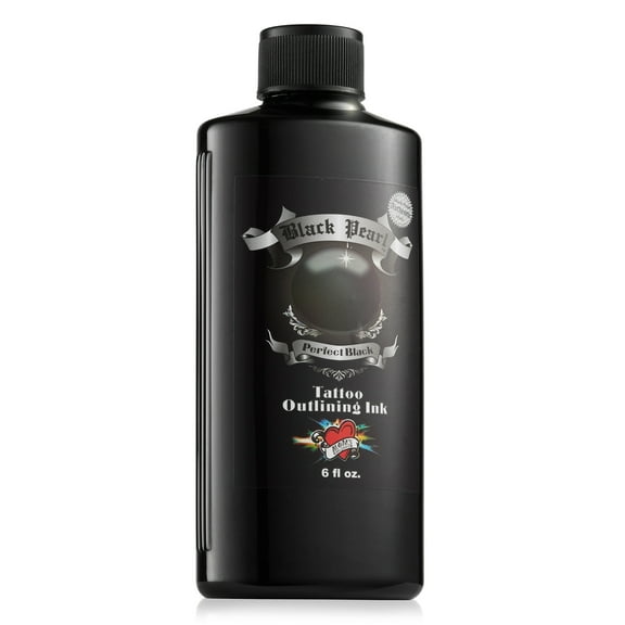 Millennium Mom's Tattoo Ink - Black Pearl Outlining Ink - 6 oz