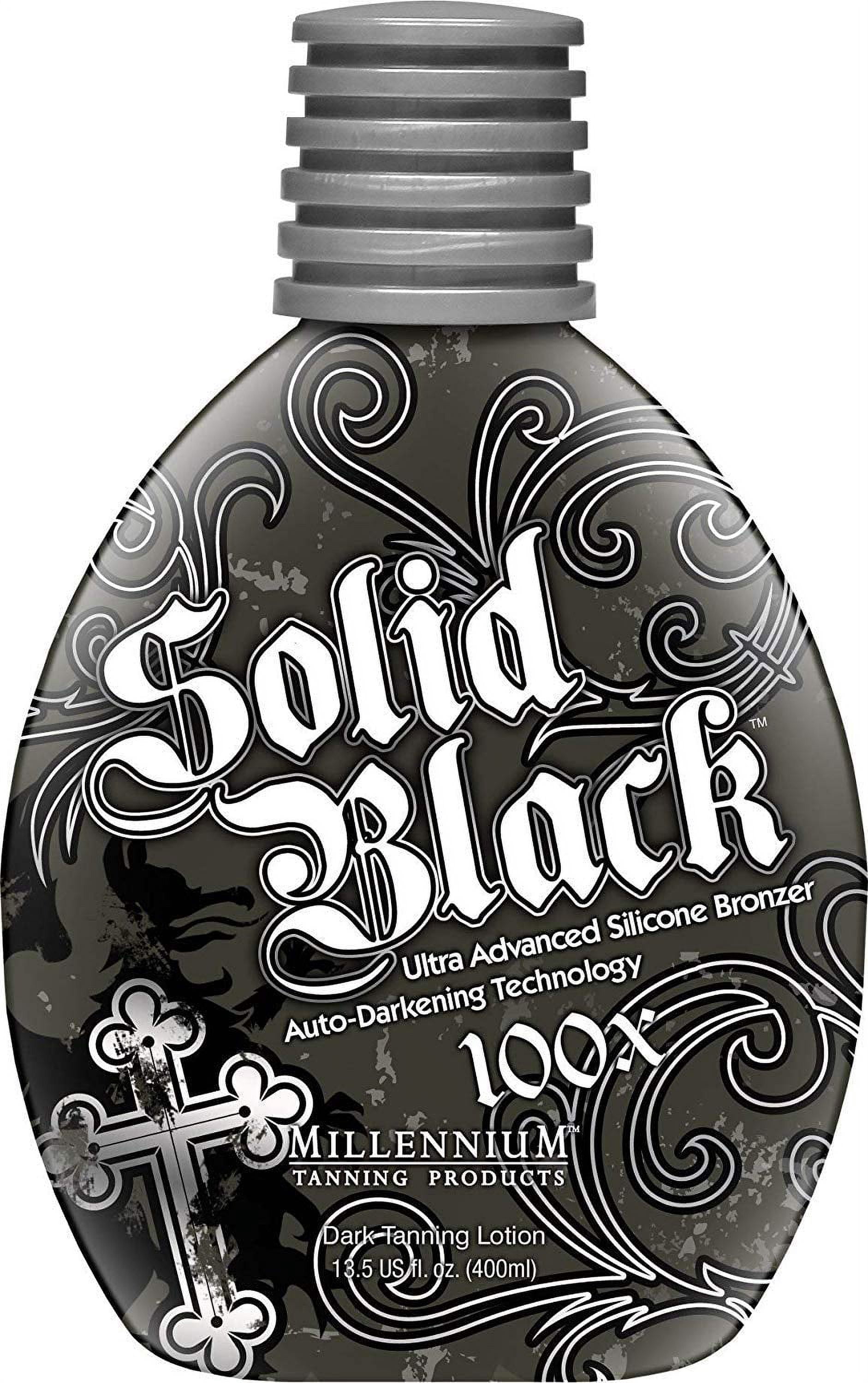 Millennium SOLID BLACK 100X Dark Tanning Lotion 13.5 oz/400ML