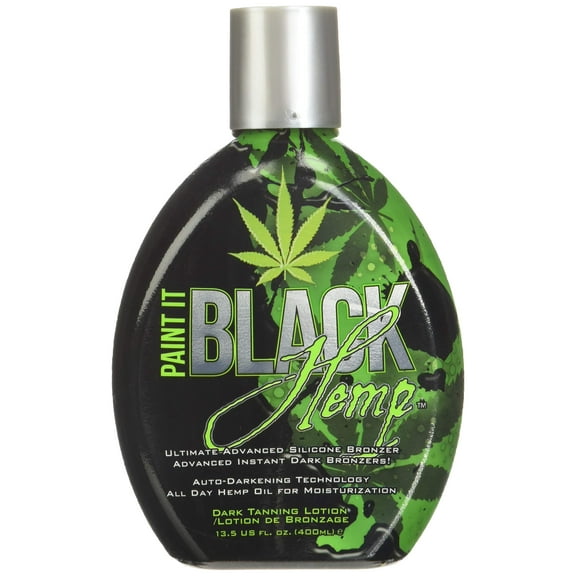 Millennium Tanning Paint It Black Hemp Bronzer Dark Tanning Lotion - 13.5 fl oz