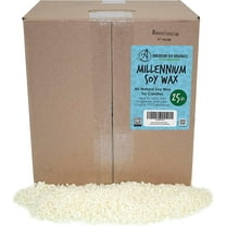 Millennium Wax - 25 lb Bag of Natural Soy Wax for Candle Making