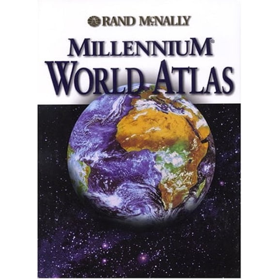 Pre-Owned Millennium World Atlas, by Rand McNally, Hardcover, Textbooks, English