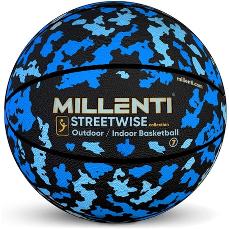 Millenti BB0207BU Street Wise Camo Blue Basketball