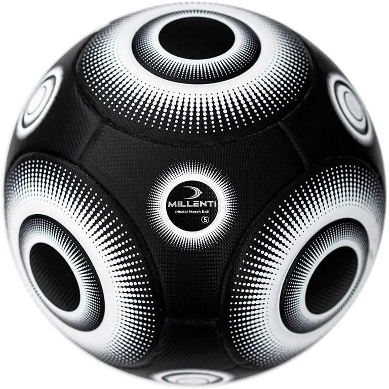 Millenti Knuckle-It Pro Traditional Soccer Ball - Official Match