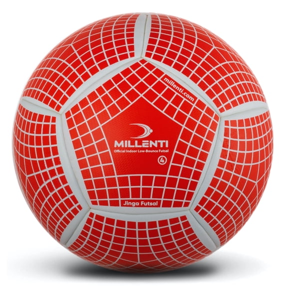 Millenti SB0704RD Futsal Indoor Red Salsa Soccer Ball