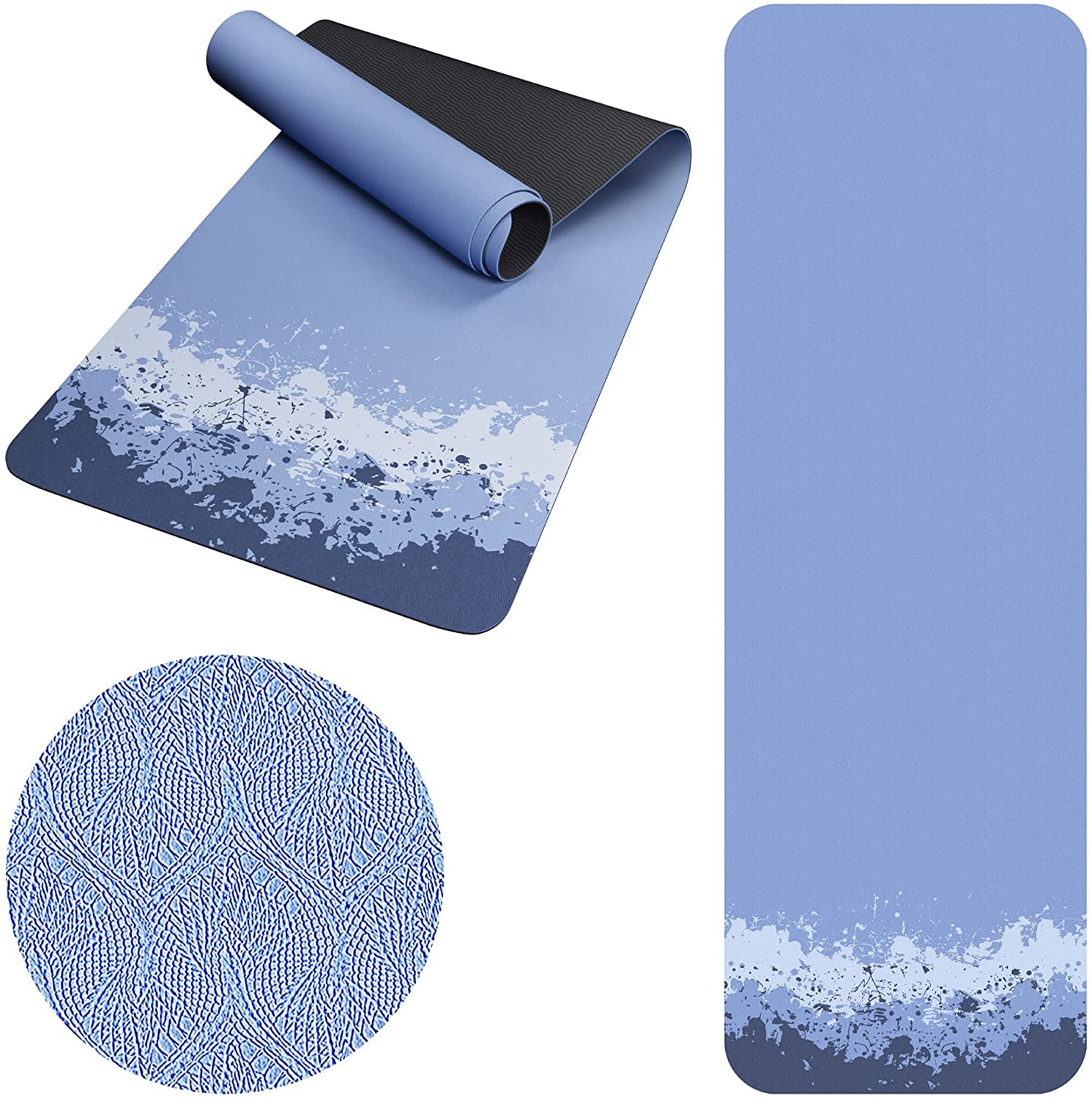 YOGA MAT GYM FITNESS EXERCISE ECO FRIENDLY FOAM 6MM NON SLIP