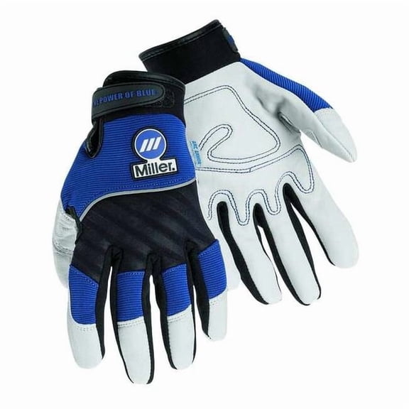 Miller 251067 Leather/Spandex Metalworker Gloves, Large