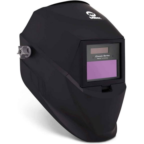 Miller 287803 Classic Series Auto Darkening Welding Helmet with ClearLight Lens, Black