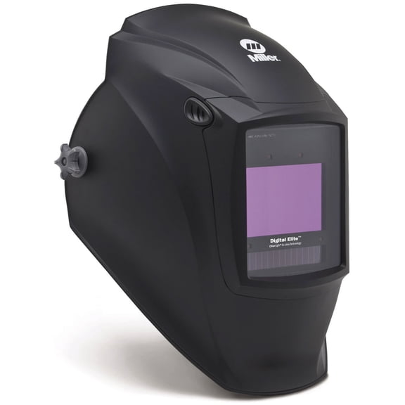 Miller 296765 Digital Elite Auto Darkening Welding Helmet with ClearLight 4x Lens, Black (QR)