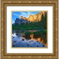 thumbnail image 1 of Miller, Anna 15x15 Gold Ornate Wood Framed with Double Matting Museum Art Print Titled - Merced River-Yosemite National Park-California-USA, 1 of 4