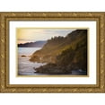 thumbnail image 1 of Miller, Anna 18x13 Gold Ornate Wood Framed with Double Matting Museum Art Print Titled - Coastal Cliffs at Sunset-Julia Pfeiffer Burns State Park-Big Sur-California-USA, 1 of 4