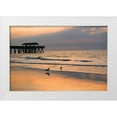 thumbnail image 1 of Miller, Anna 24x17 White Modern Wood Framed Museum Art Print Titled - Sunrise on Tybee Island Beach-Georgia-USA, 1 of 4