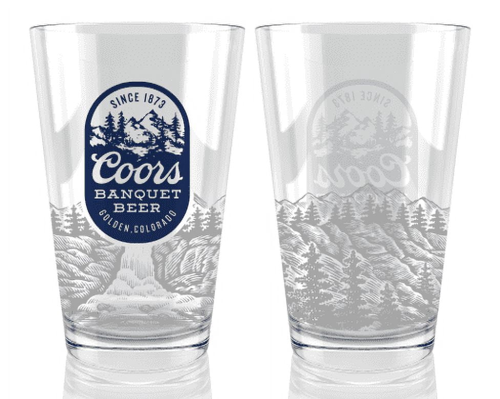 Miller Coors Mountains - 16 oz. Pint Glass