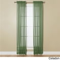 thumbnail image 1 of Miller Curtains  Angelica Sheer 95-inch Rod Pocket Curtain Panel Celadon, 1 of 5