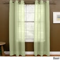 thumbnail image 1 of Miller Curtains  Preston 63-Inch Grommet Sheer Panel Basil, 1 of 5