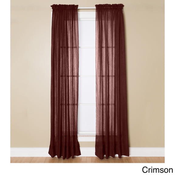 Miller Curtains Preston 63-inch Rod Pocket Sheer Curtain Panel - 52 x 63